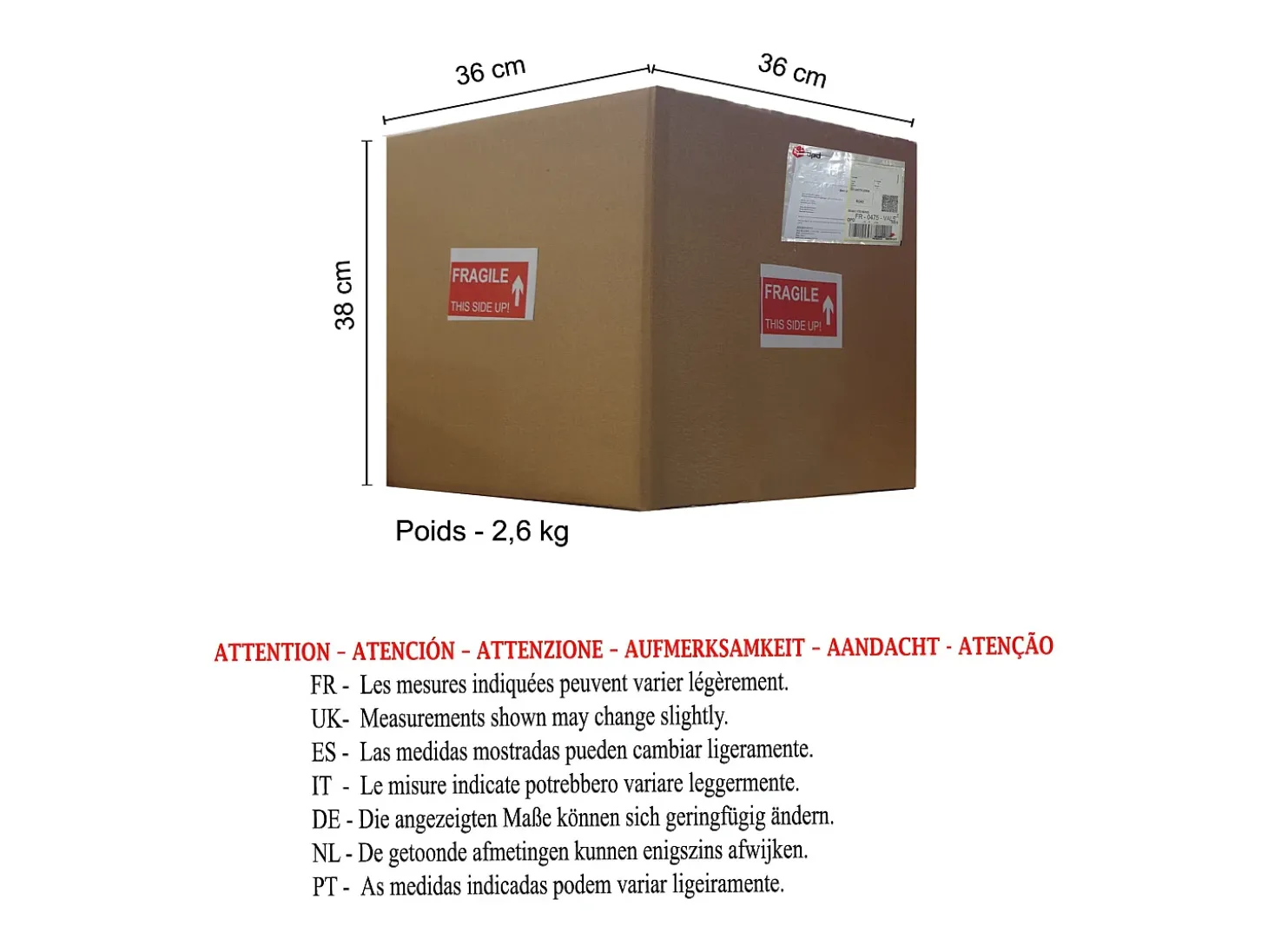Abajur TOSEL OLYMPIA LT2 metal geométrico castanho D25 x H28,5 cm