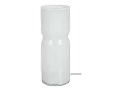 Abajur TOSEL OUEF vidro oval fumado D15,5 x H16,5 cm