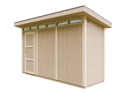 Abrigo com painéis LP® SmartSide® - 4m² / L161xL412xH239 cm - M902-TERRA BROWN