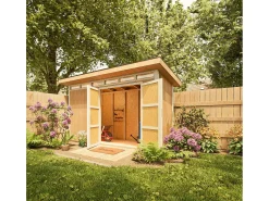 Abrigo com painéis LP® SmartSide® - 4m² / L161xL412xH239 cm - M902A-REDWOOD RED
