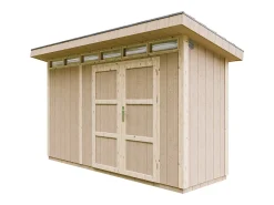 Abrigo com painéis LP® SmartSide® - 4m² / L161xL412xH239 cm - M902A-TERRA BROWN