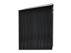 Abrigo de jardim metal aço galvanizado cinza 2,3 m² MANSO