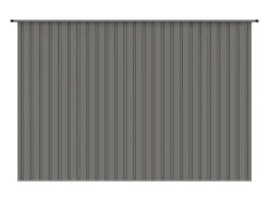 Abrigo de jardim metal aço galvanizado cinzento 4,29 m² FOLCO