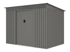 Abrigo de jardim metal aço galvanizado cinzento 4,29 m² FOLCO