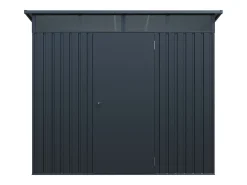 Abrigo de jardim metal em aço galvanizado cinza antracite 4,6 m² - CLAFTON