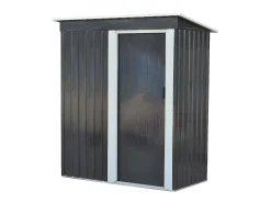 Abrigo jardim em aço galvanizado porta de correr 1,1 m² BIRON