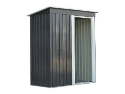 Abrigo jardim em aço galvanizado porta de correr 1,1 m² BIRON