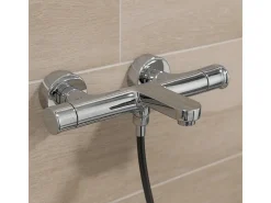 Aero Misturador termostático para banheira e duche cromado Huber