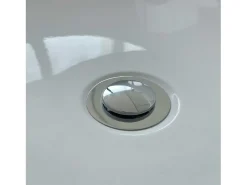 AICA Banheiras de ilha acrílico luxuosa e durável,1500x720x650mm, estilo oval, branca, inclui mangueira + dreno