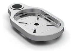 AICA Chrome Round Bar Chuveiro com chuveiro de mão quadrado e rack de sabão
