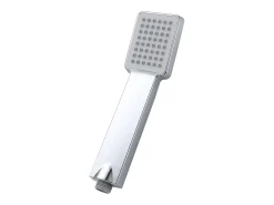 AICA Coluna de Chuveiro Termostática Cromada | Chuveiro de Mão Quadrado Grande | Barra Regulável 76-118 cm | Sistema de Chuveiro Superior
