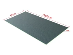 AICA XPS Tile Backer Board, placa de isolamento à prova d'água, painel de construção, 1250x600x10mm; 5 peças/conjunto