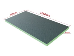 AICA 1250x600x40mm XPS Tile Backer Board, placa de isolamento à prova d'água, painel de construção
