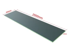 AICA 2500x600x25mm XPS Tile Backer Board, placa de isolamento à prova d'água, painel de construção