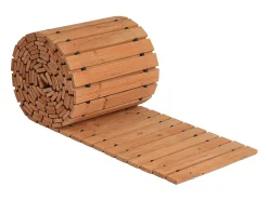 Alameda de Jardim SucceBuy, Direita em Madeira, 7,3 m x 43 cm, Extensível, Fabricado em Cedro Tratado sob Pressão, Terraços ou Durante Reuniões