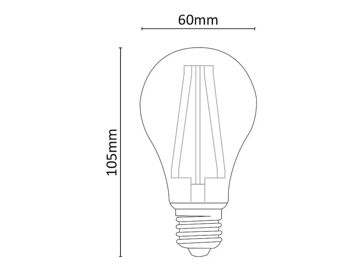 Alcapower - Lâmpada LED E27 A60 15W 2500lm, Ângulo de 320°, Classe Energética C, Ø60mm, Luz Instantânea, Longa Duração - 3000K