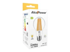 Alcapower - Lâmpada LED E27 A67 18W 3280lm, Ângulo de 320°, Classe Energética C, Ø67mm, Luz Instantânea, Longa Duração - 4000K