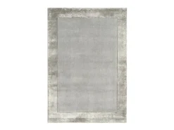Alfombra feita à mão Alfombra feita à mão de lã e viscose - 120x170cm - Prata - Ascot