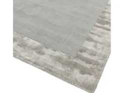 Alfombra feita à mão Alfombra feita à mão de lã e viscose - 120x170cm - Prata - Ascot