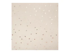 Almofada decorativa Estrela Berlingot Bege 40 x 40 cm Motivos Estrelas Metalizadas