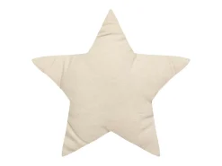Almofada decorativa Estrela Berlingot Bege 40 x 40 cm Motivos Estrelas Metalizadas