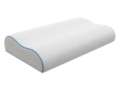 Almofada ergonómica firme com memória de forma 38 kg/m³, 40 x 60, branco - CORVICA