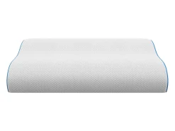 Almofada ergonómica firme com memória de forma 38 kg/m³, 40 x 60, branco - CORVICA