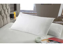 Almofada Libra, Almofada ergonômica "saboneteira" em espuma viscoelástica perfurada, 100% fabricada na Itália, hipoalergênica e respirável, 71x41xh15 cm, individual