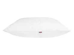 Almofada Penas de Ganso MORZINE Antiácaros 65x65cm Branco Conforto Médio