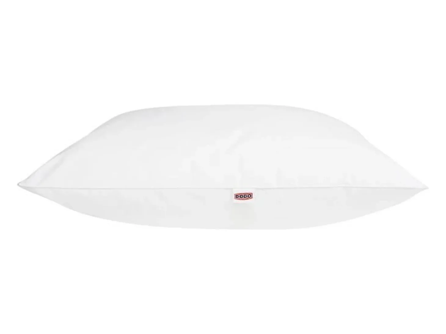 Almofada Penas de Ganso MORZINE Antiácaros 65x65cm Branco Conforto Médio