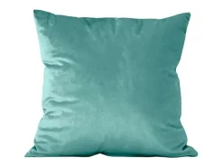 Almofada quadrada de veludo verde 45x45 cm - NAURU