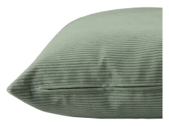 Almofada quadrada de veludo verde 45x45 cm - DUNE