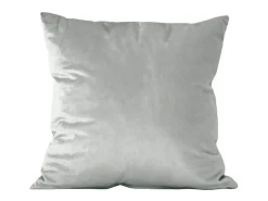 Almofada quadrada NAURU - 45x45 cm em veludo cinza