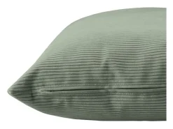 Almofada quadrada veludo cinza 45x45 cm - DUNE