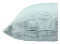 Almofada quadrada veludo turquesa 45x45 cm - DUNE