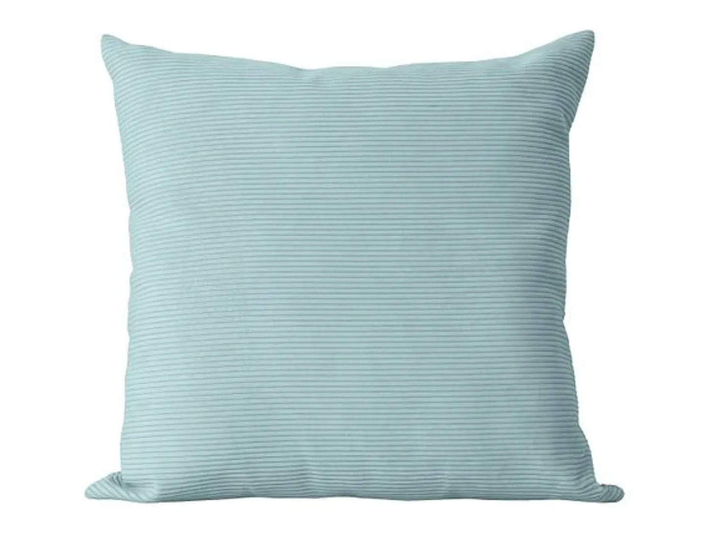 Almofada quadrada veludo turquesa 45x45 cm - DUNE