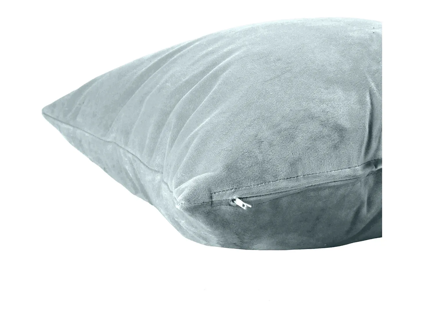 Almofada retangular veludo azul glaciar 50x30 cm - NAURU