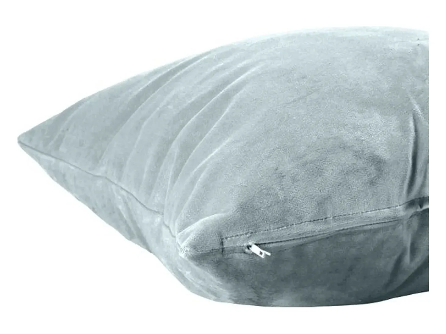 Almofada retangular veludo azul glaciar 50x30 cm - NAURU