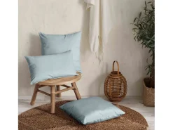 Almofada retangular veludo azul glaciar 50x30 cm - NAURU
