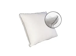 Almofada sensação penas percal 91 fios/cm² 50 x 70 cm 700 g branco - AUXENCE