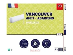 Almofada VANCOUVER 90 cm Antiácaros Poliéster Pele de Pêssego