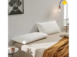Almofada Viscoelástica Descansin | 120 cm | Efeito nuvem | Tecido de bambu | Alivia Tensões | Capa Dupla