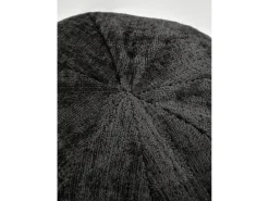 Almofada 37x37x37 cm preta Leith LET76BL