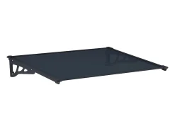 Alpendre KEPLER em alumínio - Preto - 120*90*22 cm