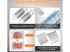 Amaciador de Carne Manual SucceBuy, Utensílio de Cozinha em Aço Inoxidável