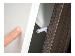 Aparador baixo, bar CRISS + LED. Vitrina, armário para objetos decorativos, moderno e design para a sua sala de estar.