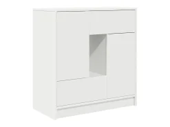 Aparador c/ gavetas e portas 70,5x34x74,5 cm branco