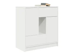Aparador c/ gavetas e portas 70,5x34x74,5 cm branco