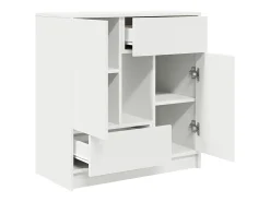 Aparador c/ gavetas e portas 70,5x34x74,5 cm branco