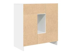 Aparador c/ gavetas e portas 70,5x34x74,5 cm branco
